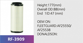 Фильтр воздушный RF-3909 (1/)