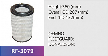 Фильтр воздушный RF-3079AB (1/)
