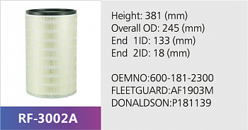 Фильтр воздушный RF-3002AB (1/)