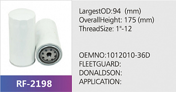 Фильтр масляный RF-2198 (1/)